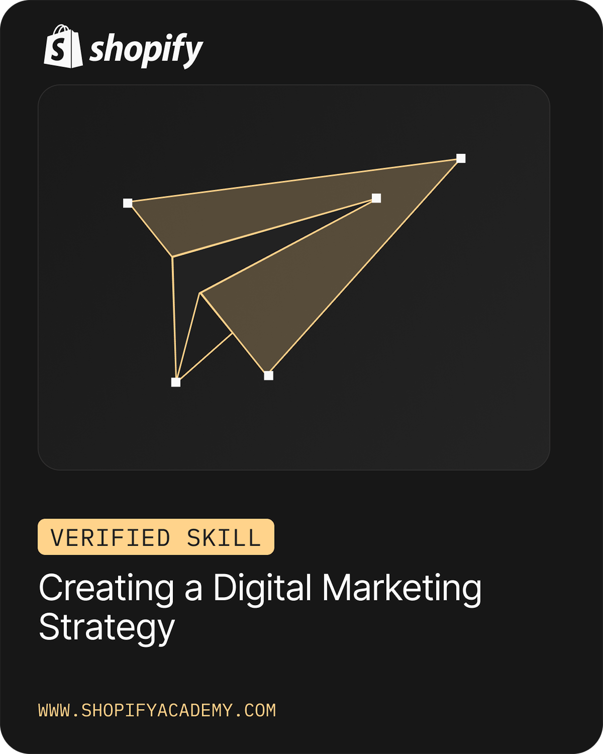 Shopify Skill Badge - Creating a Digital Marketing Strategy